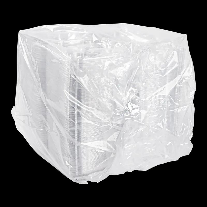 Muffin Hinged Container With Dome Lid 4 CT 8.25X8X3.3 IN PET Clear 200/Case