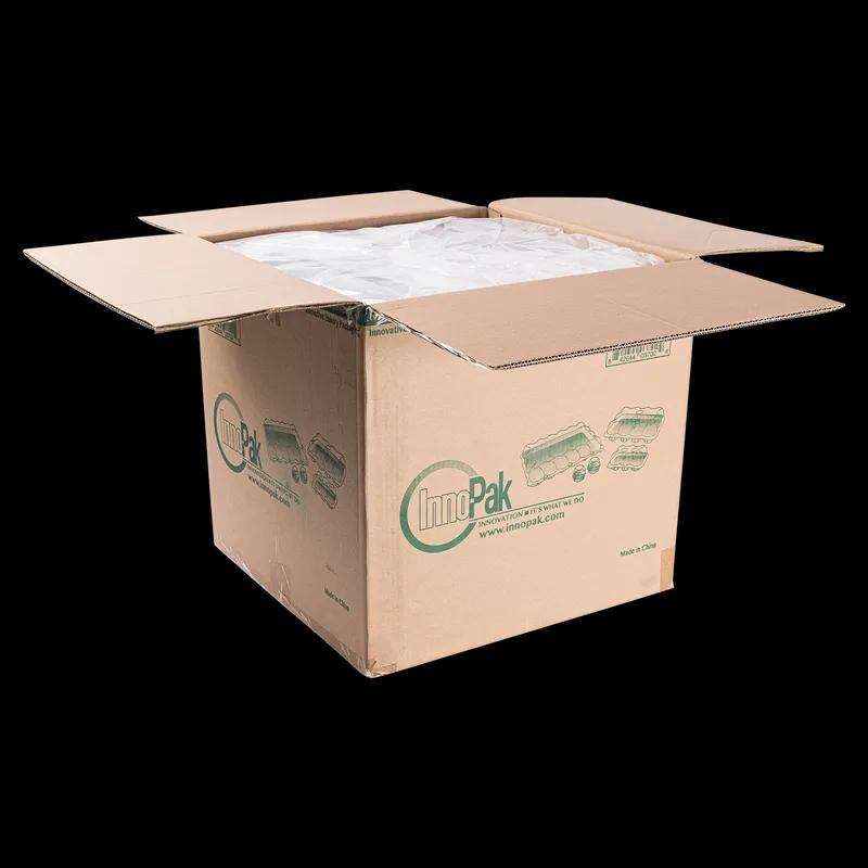 Muffin Hinged Container With Dome Lid 4 CT 8.25X8X3.3 IN PET Clear 200/Case