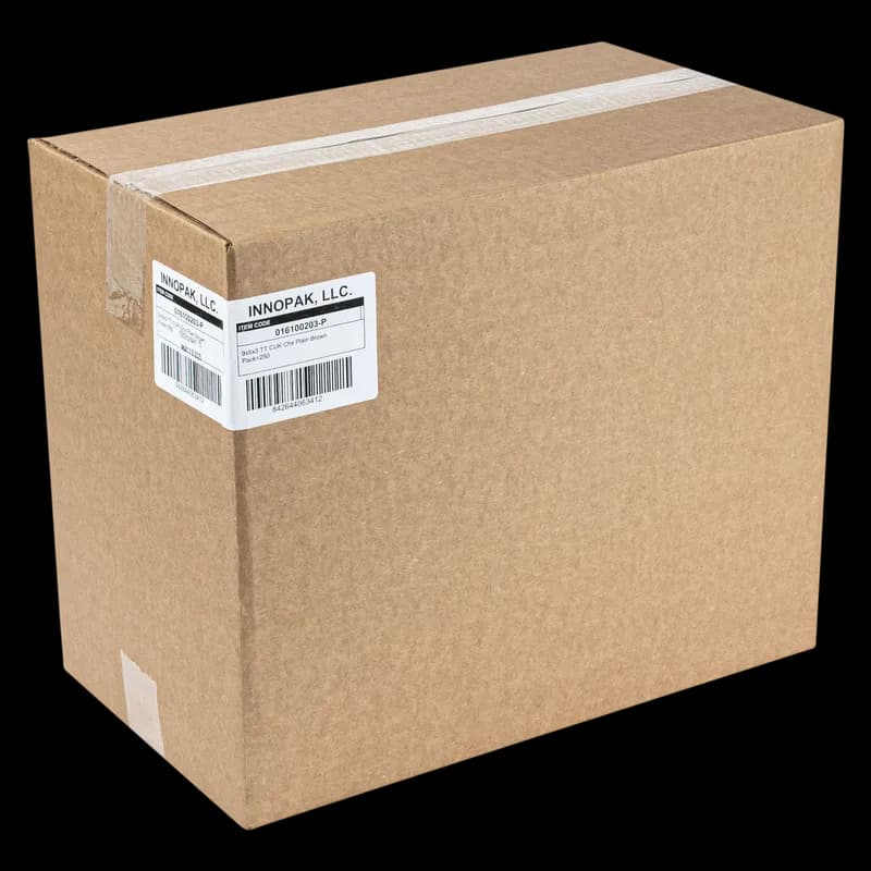 Dinner Take-Out Box Tuck-Top 9X5X3 IN Kraft Automatic Bottom 250/Case