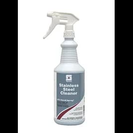 Stainless Steel Cleaner Pleasant Scent 1 QT Mild Acid RTU Water-Based 12/Case