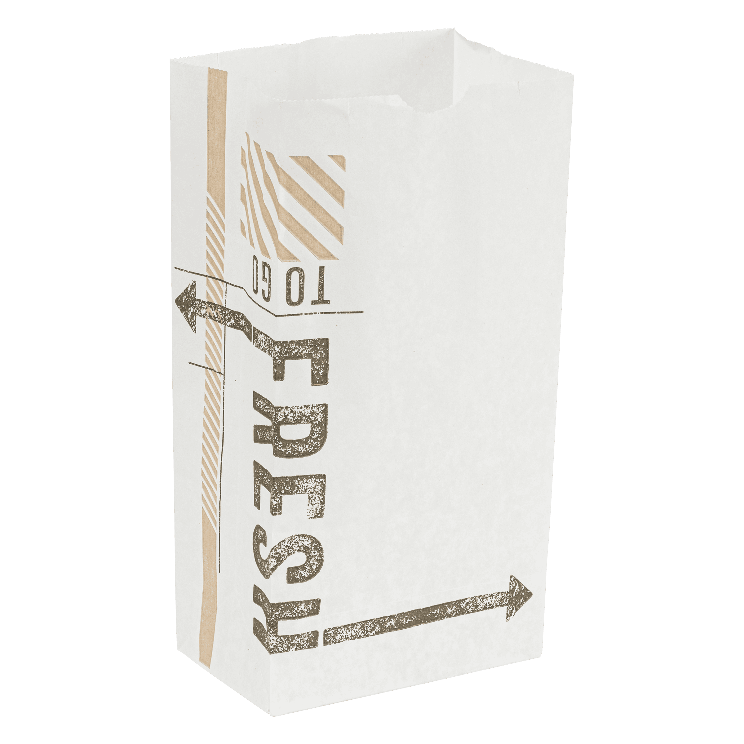 TO GO FRESH™ Bakery Bag Wax 4# Bleached Kraft 500/Case