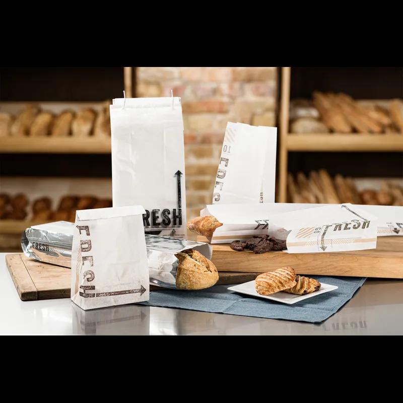 TO GO FRESH™ Bakery Bag Wax 8# Bleached Kraft 500/Case
