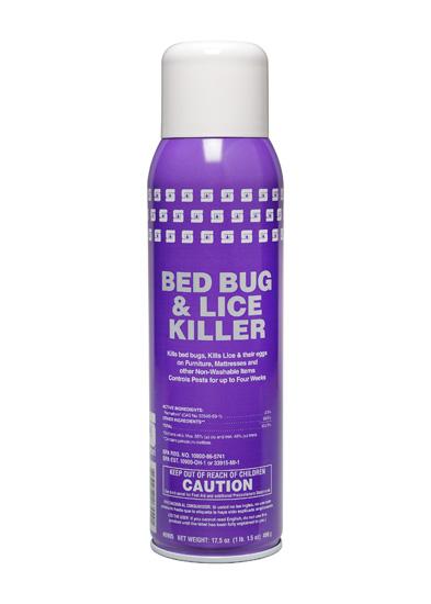 Bug Killer 17.5 OZ Bed Bug Lice Clear Unscented Ready-to-Use (RTU) 12/Case