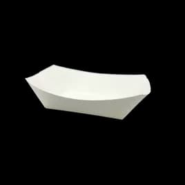 Food Tray 0.25 LB Paper White Rectangle 1000/Case