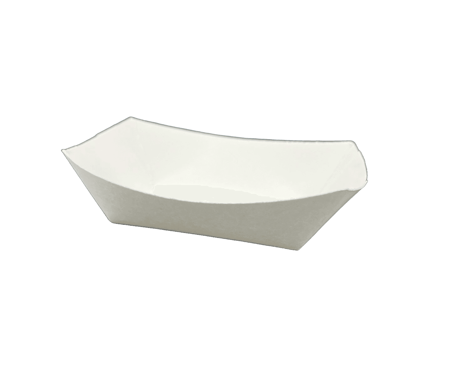 Food Tray 0.25 LB Paper White Rectangle 1000/Case