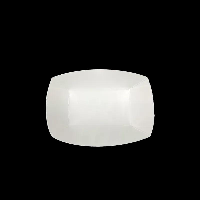 Food Tray 0.25 LB Paper White Rectangle 1000/Case