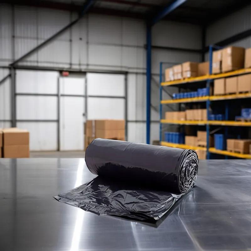 Liner 36X47 IN Black 0.6MIL Heavy 25 Count/Roll 8 Rolls/Case 200 Count/Case 64 Cases/Pallet