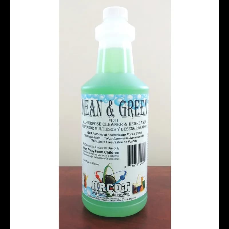 Mean & Green All Purpose Cleaner Degreaser 1 QT Liquid Heavy Duty 12/Case