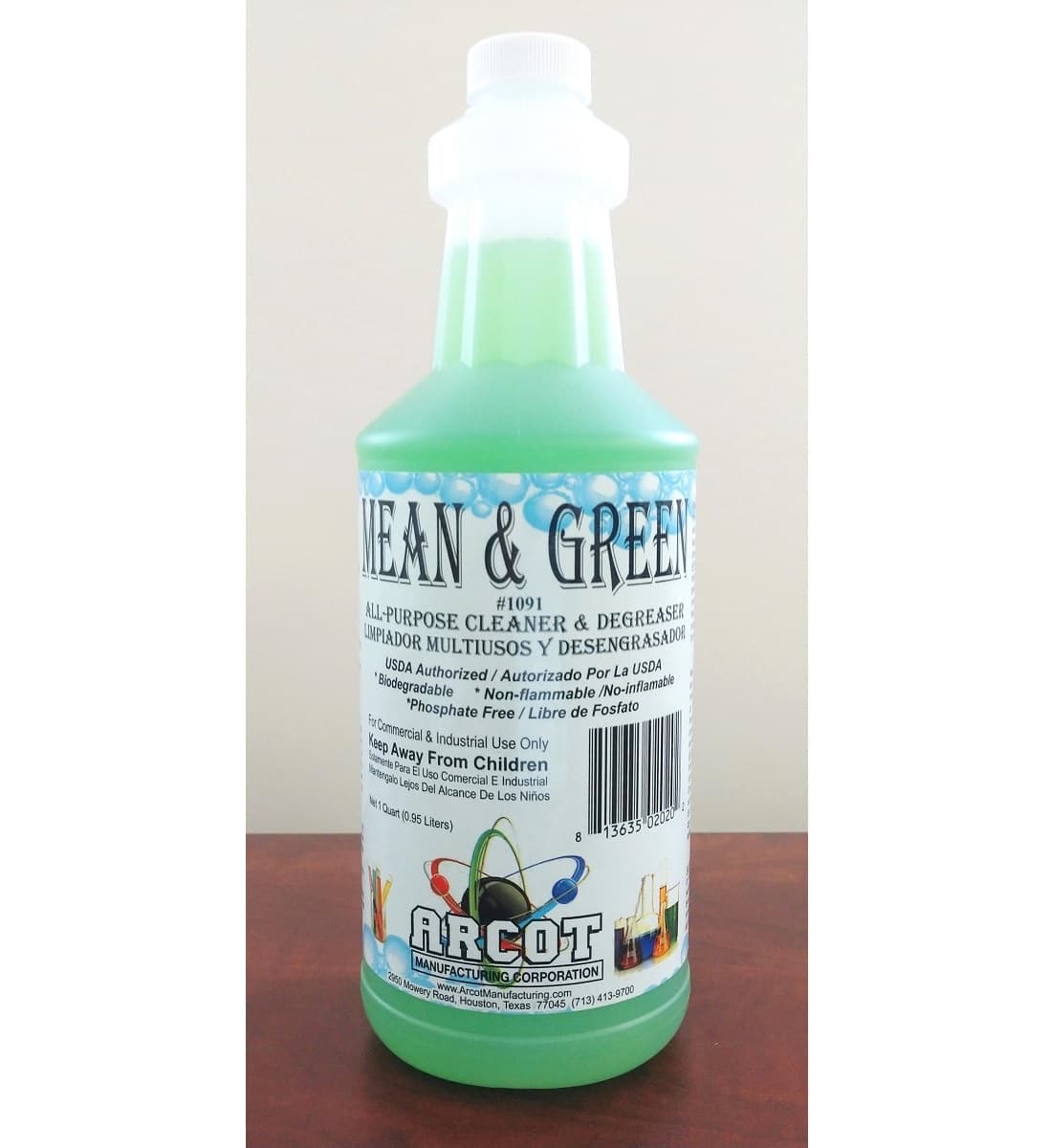 Mean & Green All Purpose Cleaner Degreaser 1 QT Liquid Heavy Duty 12/Case