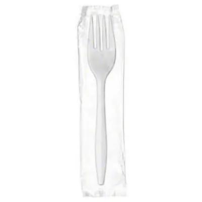 Sleek Fork PP White Heavy Duty Individually Wrapped 1000/Case