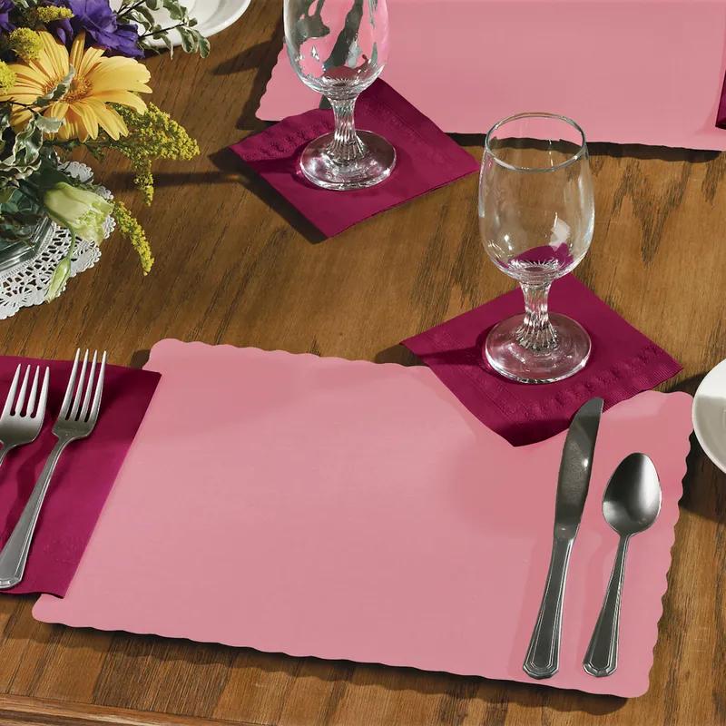 Placemat 10X14 IN Rose Paper 1000/Case
