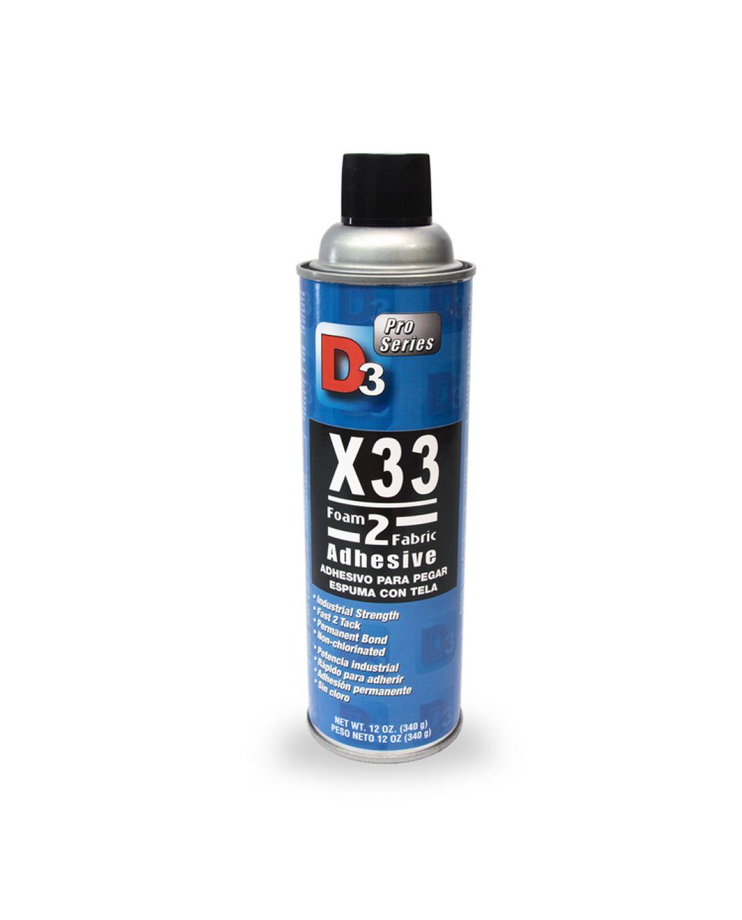 X333 Adhesive 12 OZ Heavy Duty Spray 12/Case