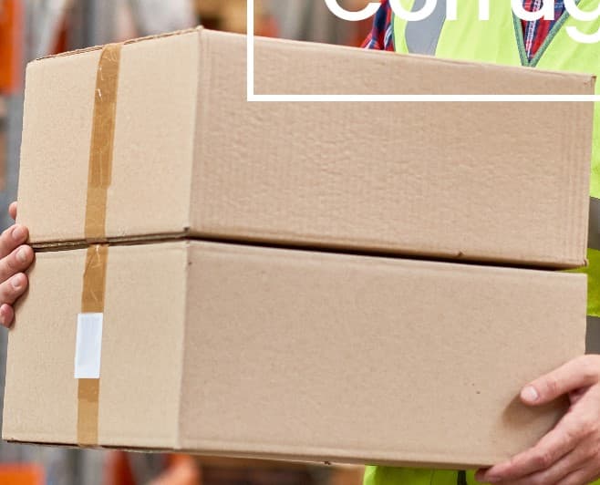 Half Slotted Container (HSC) 40.5X46.5X20 IN Kraft Corrugated Cardboard 350# Double Wall Die Cut Printed 1/Each