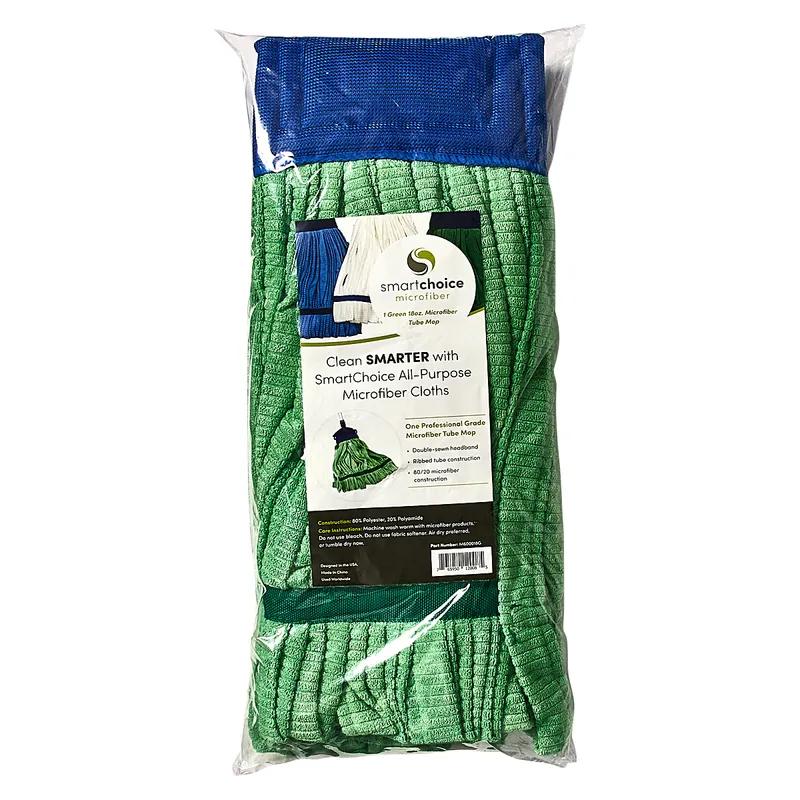 HOSPECO® Mop Head 18 OZ Green Microfiber Loop End Tube 1/Each