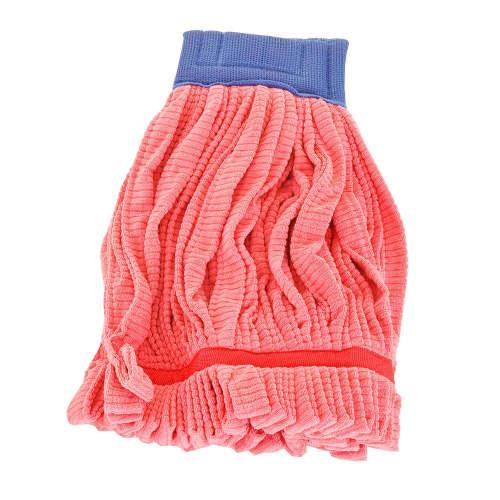 HOSPECO® Tube Mop 14 OZ Red Microfiber Loop End 1/Each