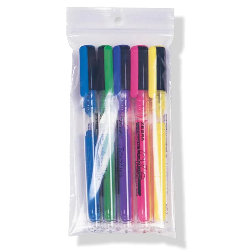 Clear Line Bag 6X8 IN Low-Density Polyethylene (LDPE) 2MIL Clear With Single Track Seal Top Closure Hang Hole 1000/Case