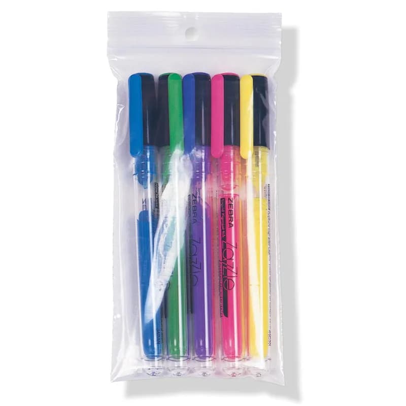 Clear Line Bag 6X8 IN Low-Density Polyethylene (LDPE) 2MIL Clear With Single Track Seal Top Closure Hang Hole 1000/Case