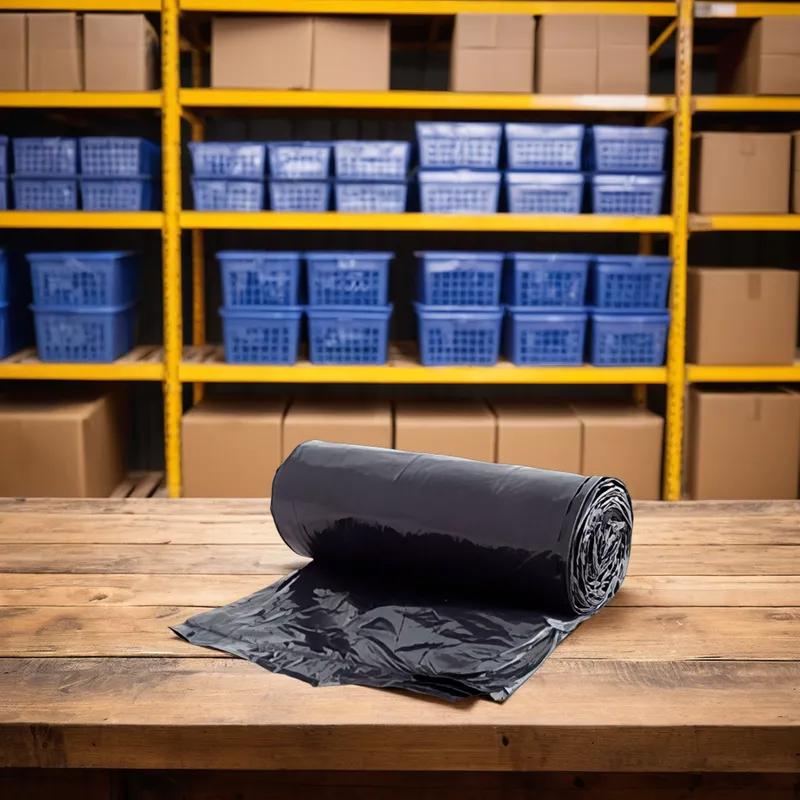 Liner 38X58 IN Black 0.9MIL 100 Count/Case 64 Cases/Pallet