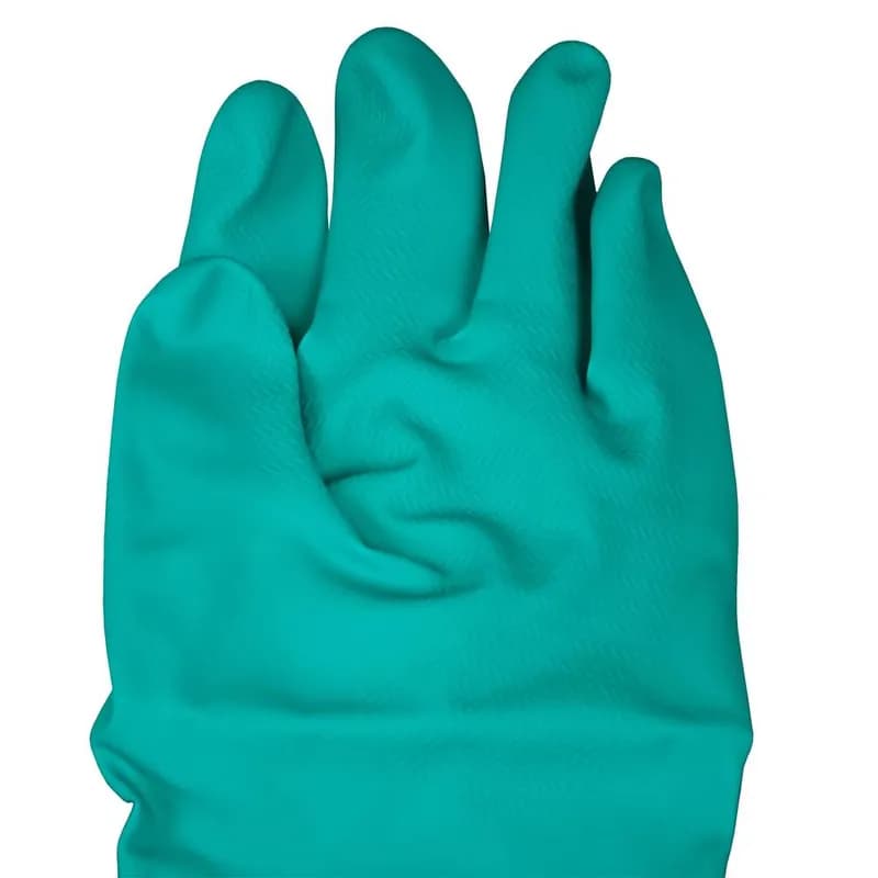 Safety Zone® Gloves Large (LG) Green 15MIL Nitrile Disposable Flock Lined 1/Dozen
