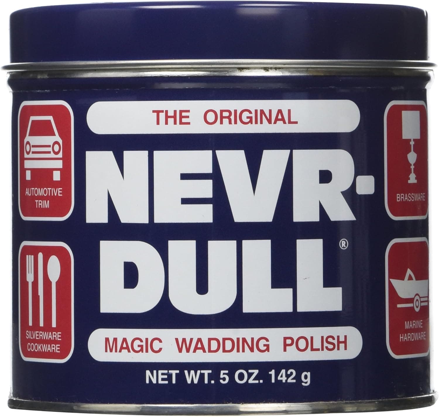 Nevr-Dull® Unscented Polish 5 OZ Metal Cotton 1/Each