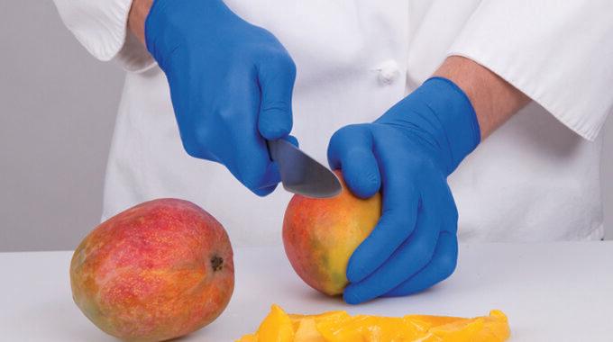 FINEFIT2G Gloves Medium (MED) Blue Lightweight Nitrile Powder-Free 1000/Case