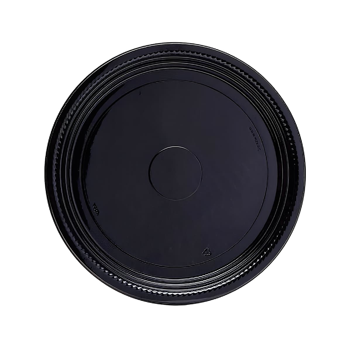 WNA CaterLine® Serving Tray 16 IN PET Black Round 25/Case