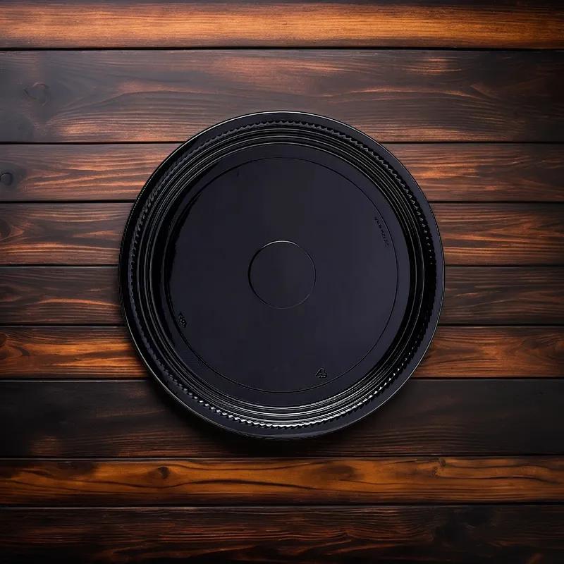 WNA CaterLine® Serving Tray 16 IN PET Black Round 25/Case