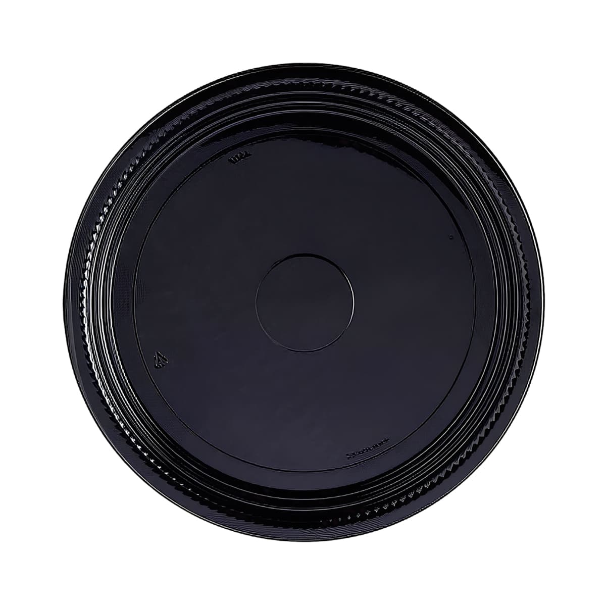 WNA CaterLine® Serving Tray 18 IN PET Black Round 25/Case