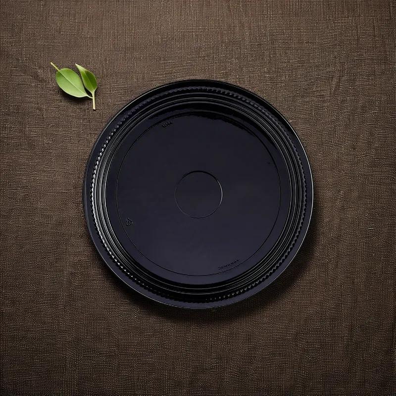WNA CaterLine® Serving Tray 18 IN PET Black Round 25/Case