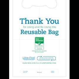 Bag 1/6 Post-Consumer Resin (PCR) 2.25MIL Thank You Reuseable T-Shirt 500/Case