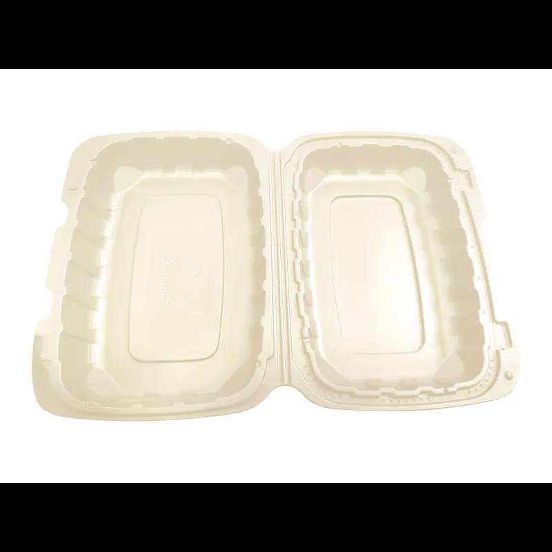 Victoria Bay Take-Out Container Hinged 9X6X3 IN MFPP Ivory Rectangle Vented Microwave Safe Freezer Safe 170/Case