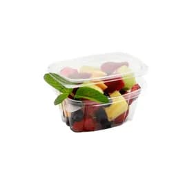 Deli Container Hinged 12 OZ PET Clear 200/Case