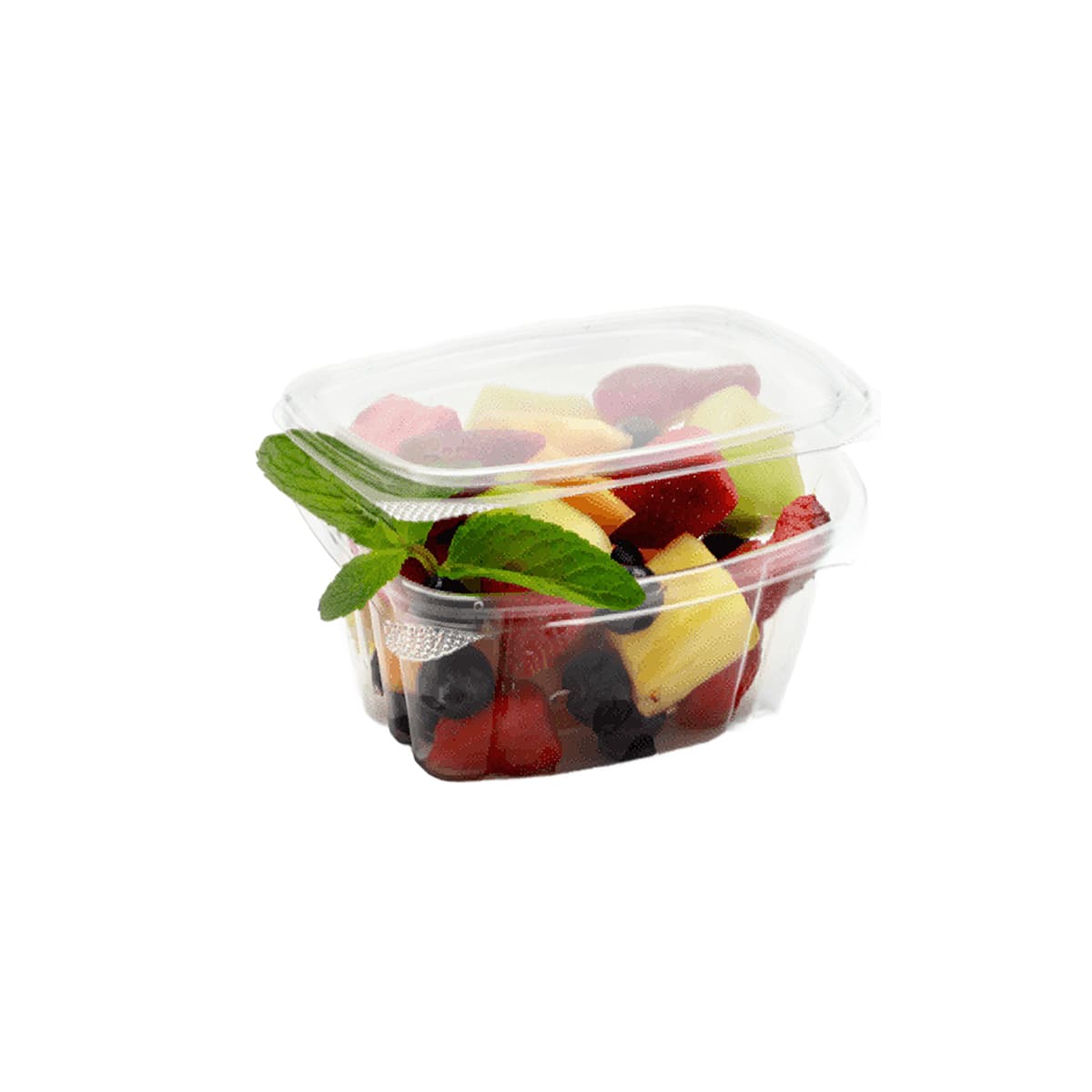 Deli Take-Out Container Hinged 16 OZ PET Clear 200/Case