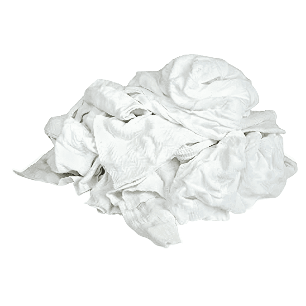 Turkish Towel 50 LB White Cut Reclaimed 1/Case