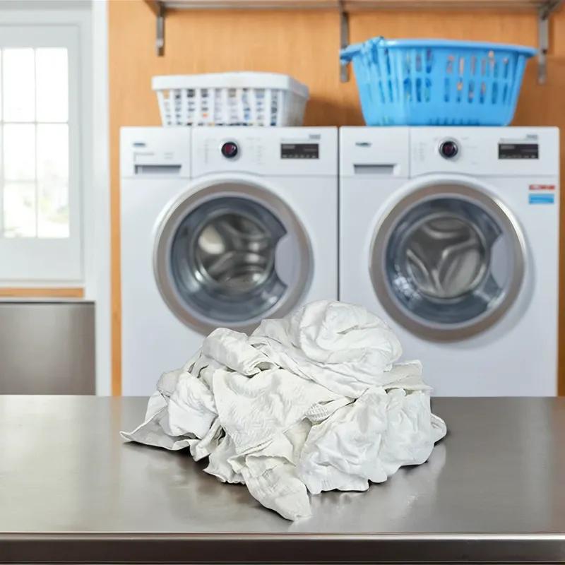 Turkish Towel 50 LB White Cut Reclaimed 1/Case