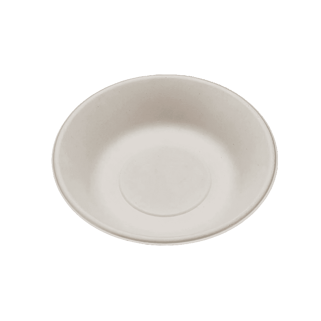 Victoria Bay Bowl 24 OZ Sugarcane Bamboo Kraft Round Deep 75 Count/Pack 4 Packs/Case 300 Count/Case