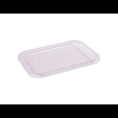 EZ-Tray Meat Tray 8.25X5.75X0.5 IN APET Shallow Clear Rectangle Honeycomb 300/Case