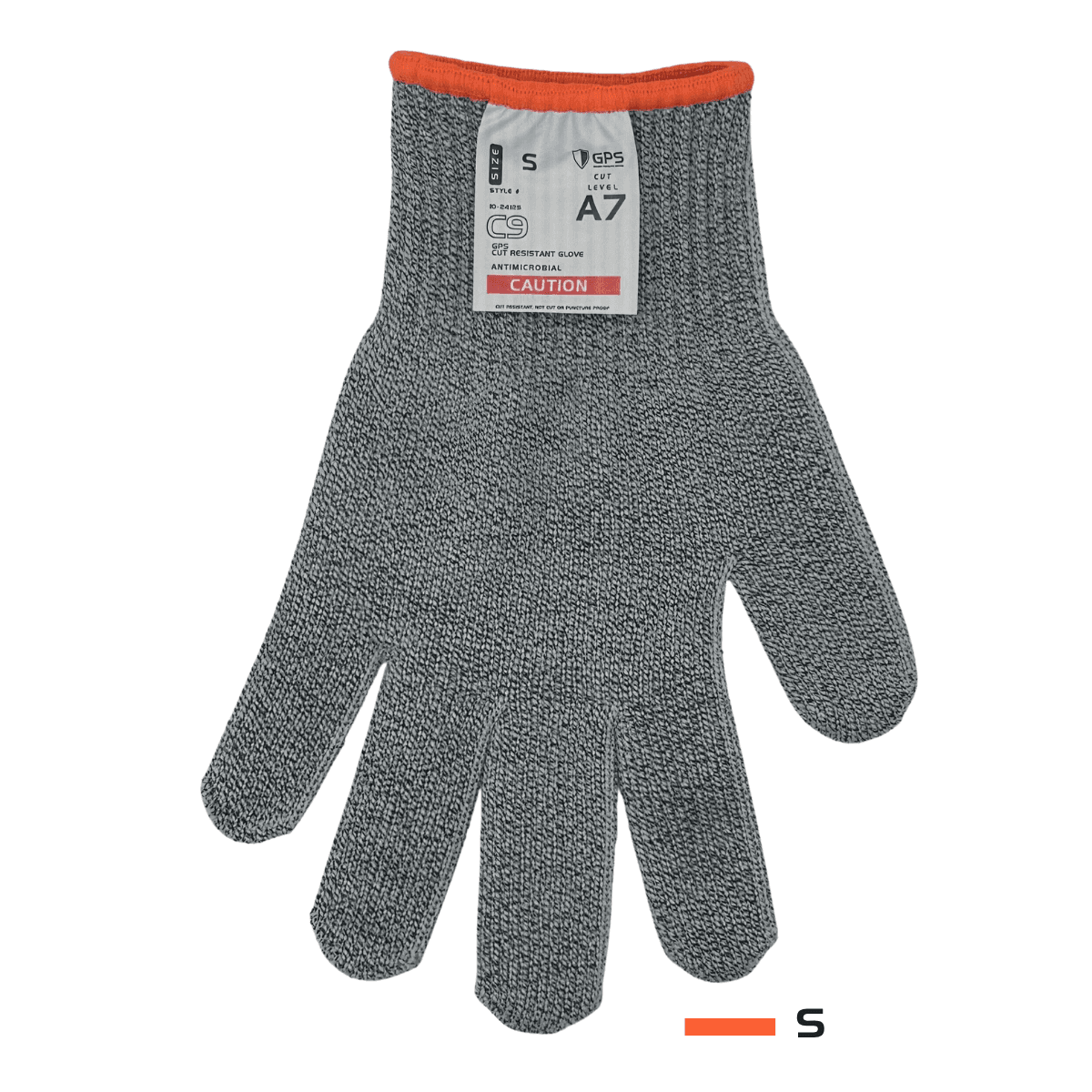 Gloves Small (SM) Medium Weight Cut Resistant Stainless Steel Fiber Performance 1/Each