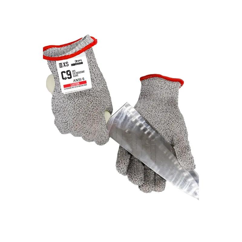 Gloves Small (SM) Medium Weight Cut Resistant Stainless Steel Fiber Performance 1/Each