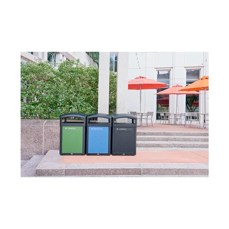 Decorative Panels 20.72X0.50X27.95 IN Green Resin Medium Capacity 1/Each