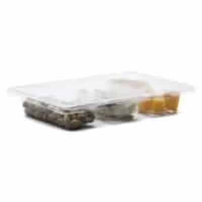 The BOTTLEBOX ® Lid Flat 8.1X5.4X0.3 IN RPET Clear Rectangle For 15 OZ Container 200/Case