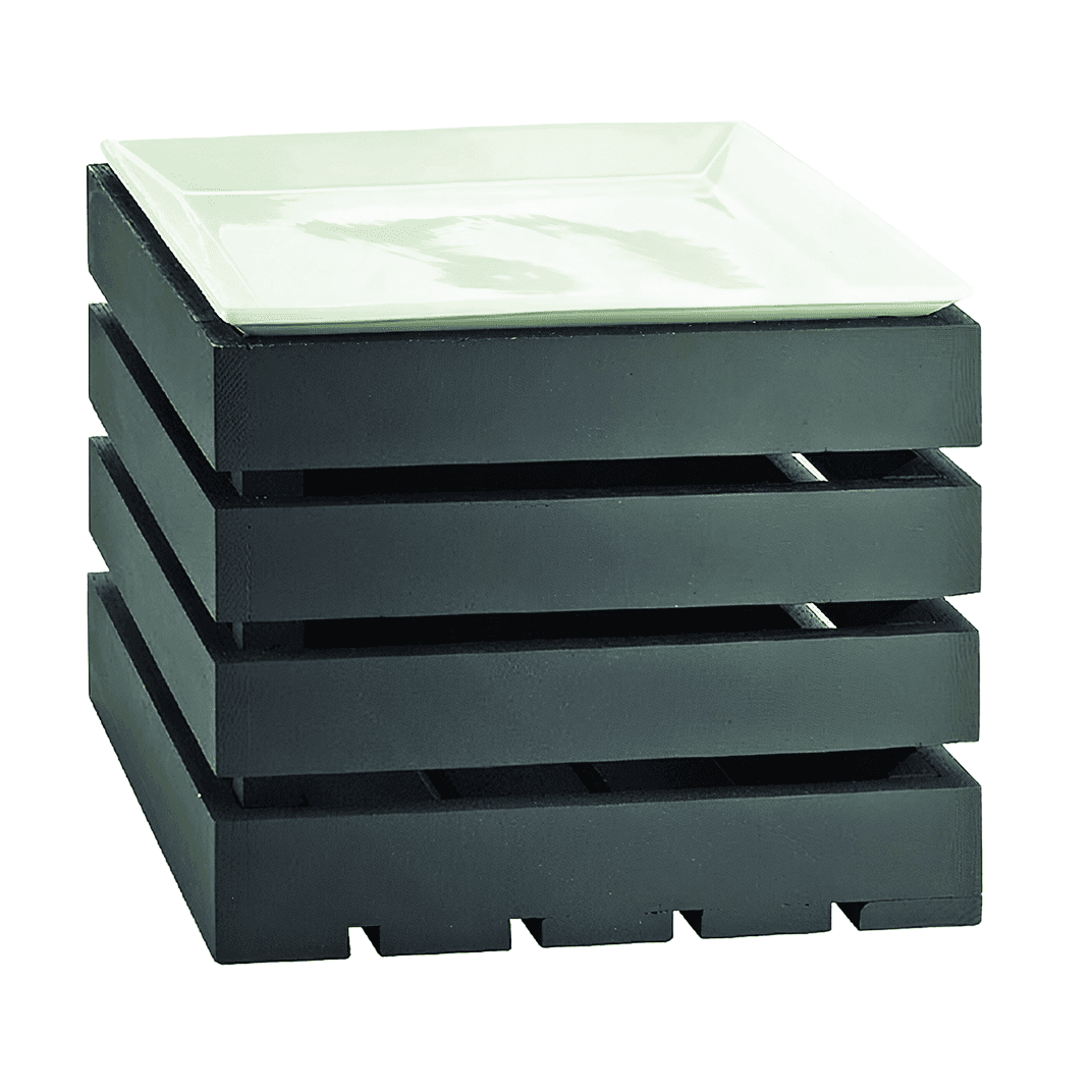 Crate Tower Riser 12X12X10 IN Bamboo Midnight Multi-Purpose 1/Each