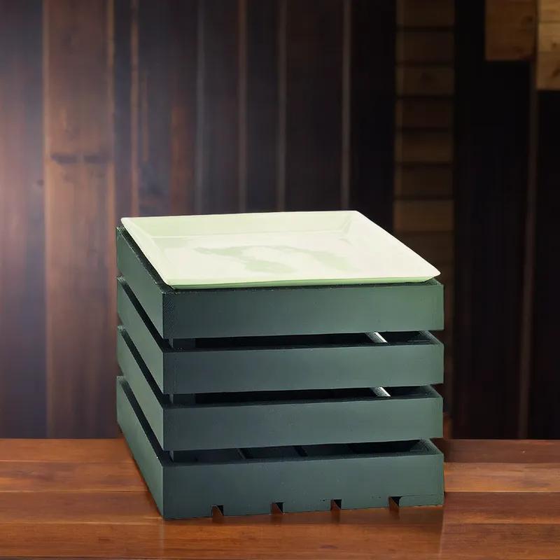 Crate Tower Riser 12X12X10 IN Bamboo Midnight Multi-Purpose 1/Each