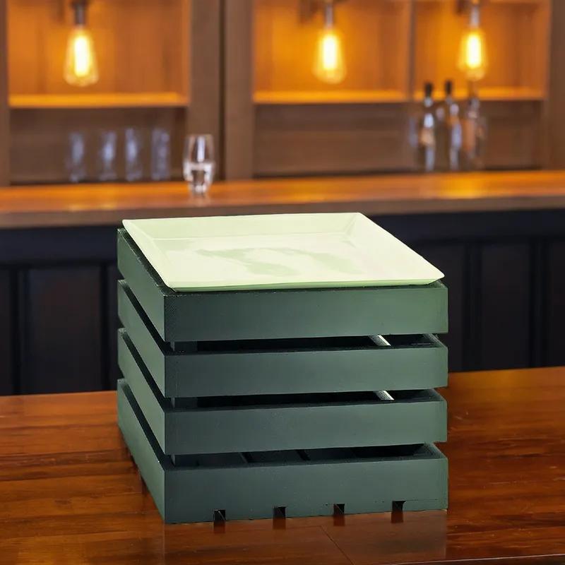 Crate Tower Riser 12X12X10 IN Bamboo Midnight Multi-Purpose 1/Each