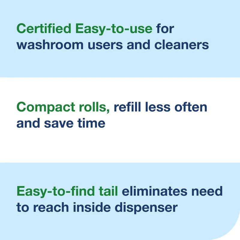 Tork T7 Toilet Paper Dispenser 5.63X5.866X12.795 IN Metal Stainless 2-Roll Coreless Vertical 1/Each