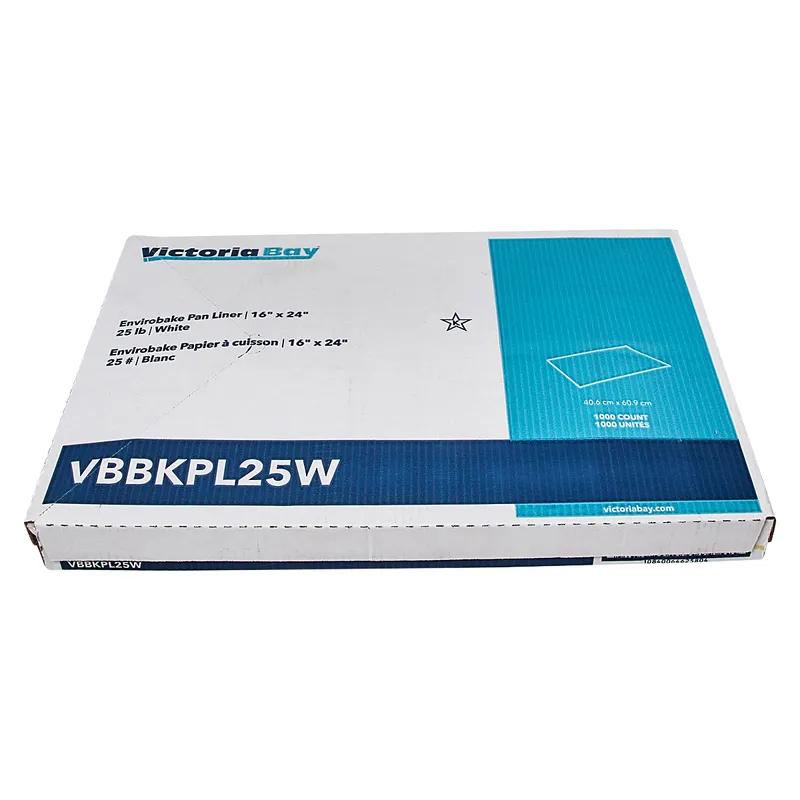 Victoria Bay Envirobake Pan Liner 16X24 IN Paper White 1000/Case