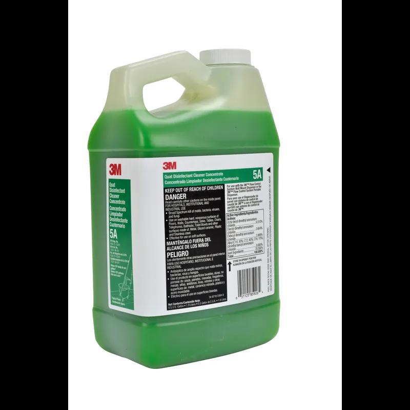3M™ 5A Pleasant Scent One-Step Disinfectant 64 FLOZ Multi Surface Concentrate Quat No Rinse 1/Box