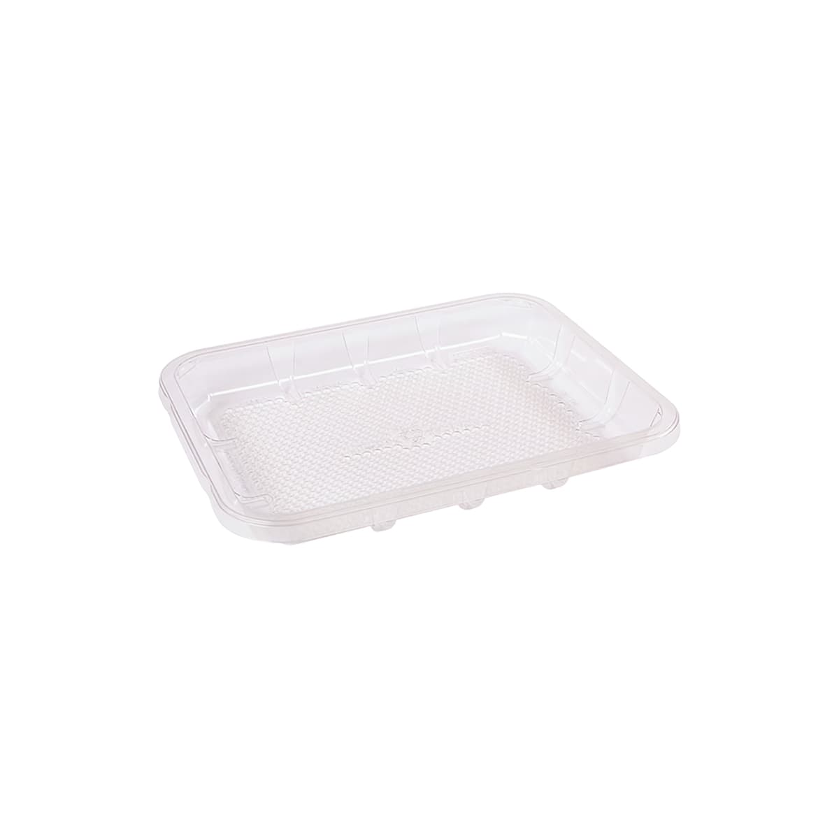EZ-Tray 4D Meat Tray 9.25X7.25X1.13 IN APET Deep Clear Rectangle Honeycomb 300/Case