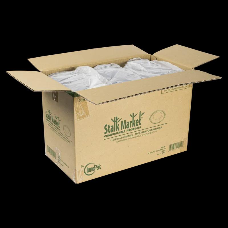 Stalk Market Lid PLA Clear For 24-48 OZ Salad Bowl 300/Case