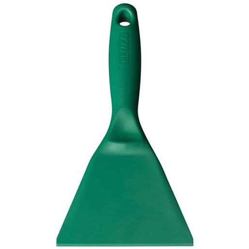 Vikan® Scraper 0.8X4.3X9.2 IN Polypropylene (PP) Semi-Ferrous Additive Green Hand Metal Detectable 1/Each